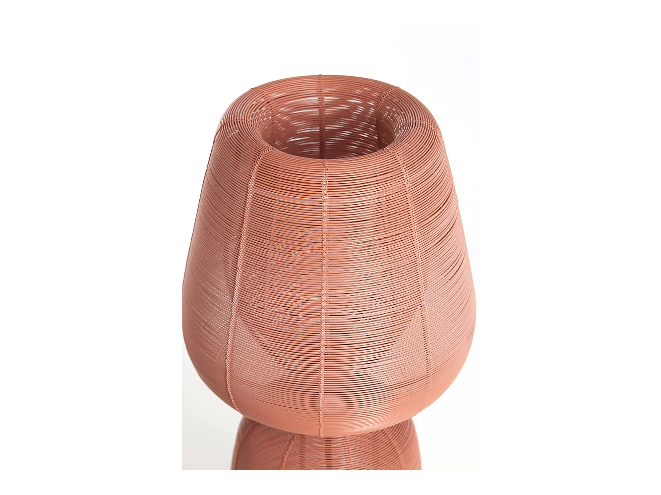 Lampe de table ABOSO - Ø24x54cm - Rouge