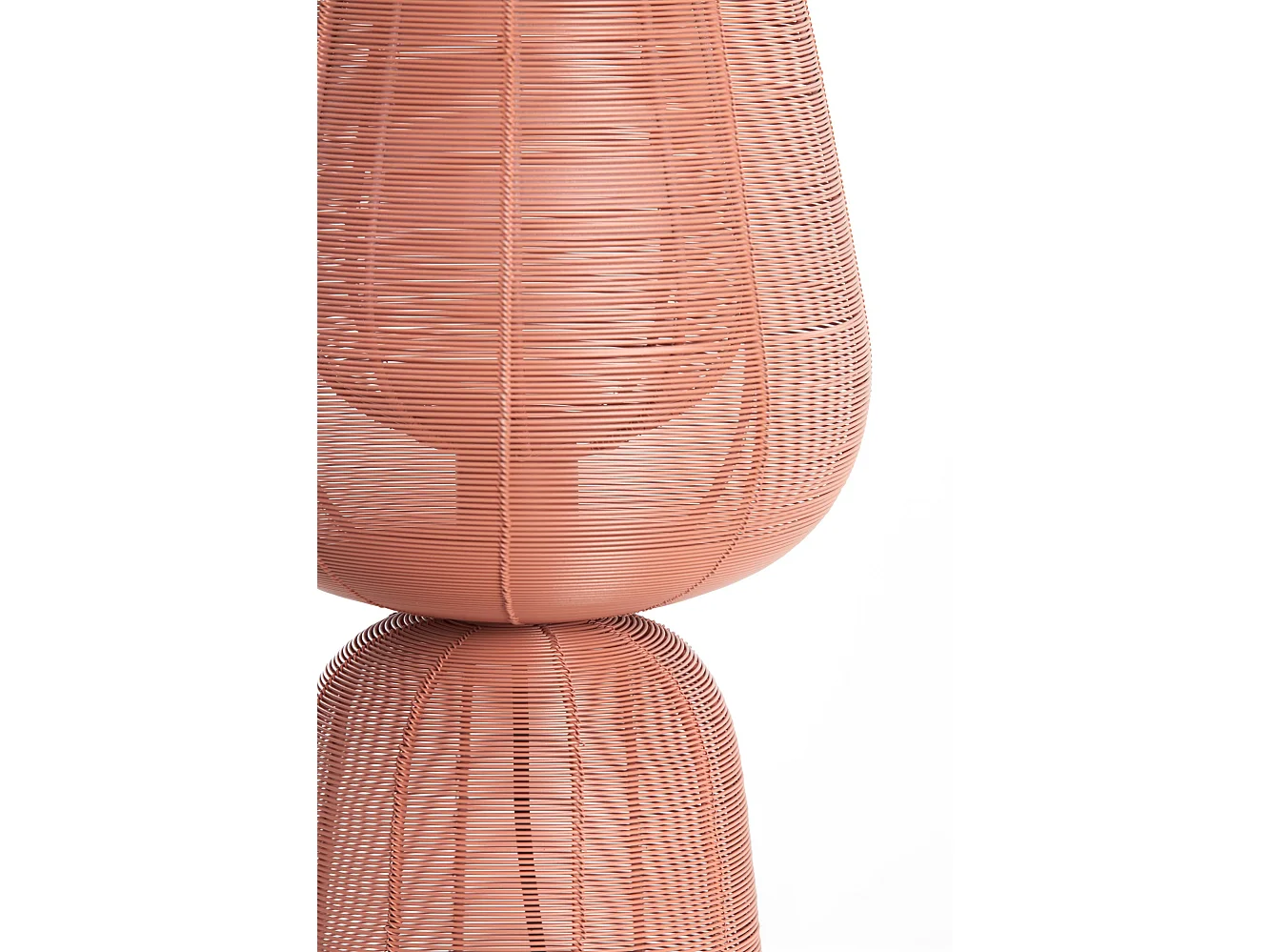 Lampe de table ABOSO - Ø24x54cm - Rouge