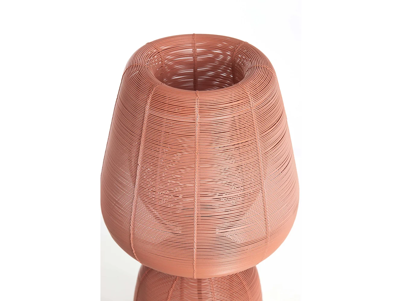 Lampe de table ABOSO - Ø24x54cm - Rouge