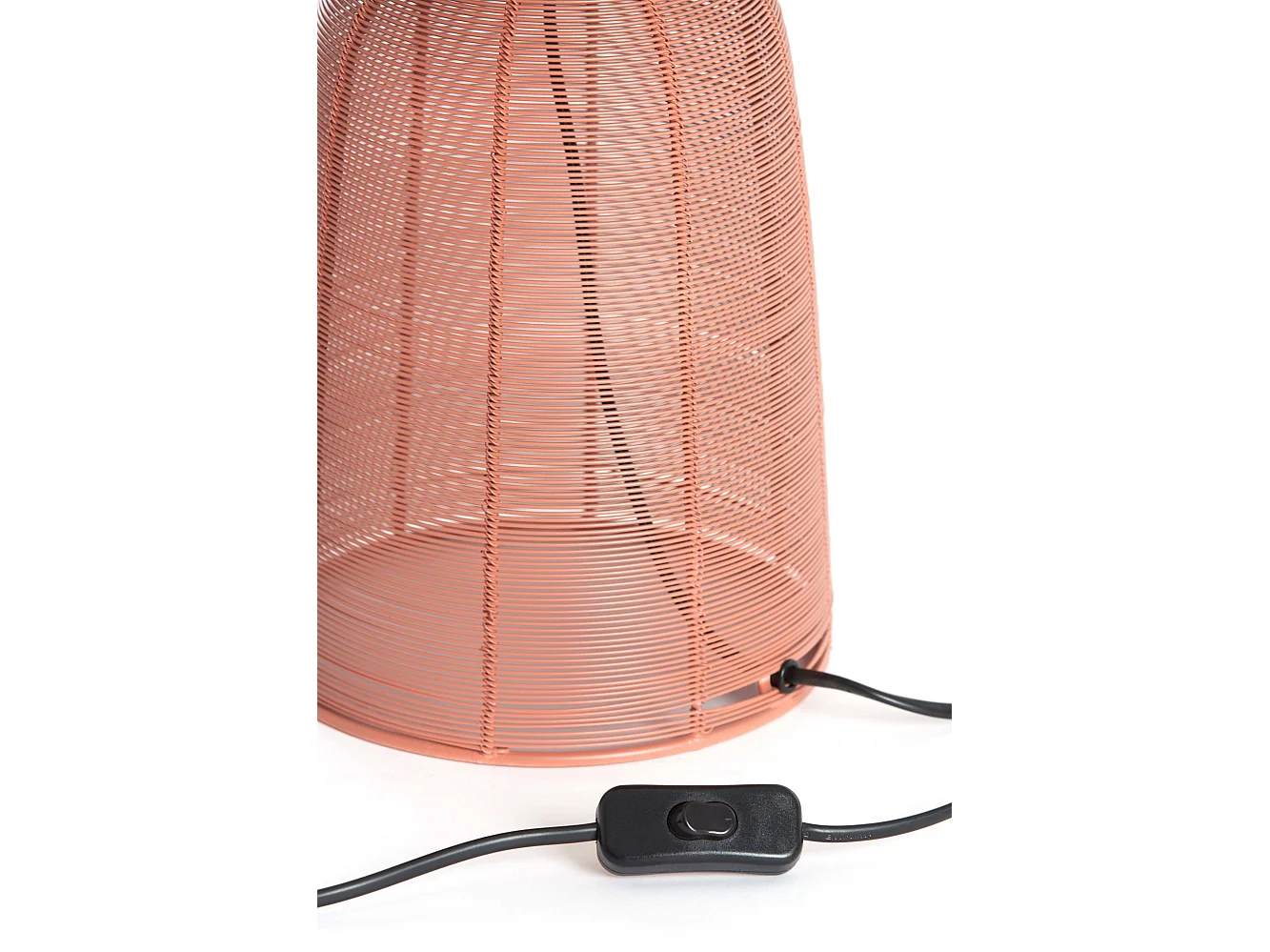 Lampe de table ABOSO - Ø24x54cm - Rouge