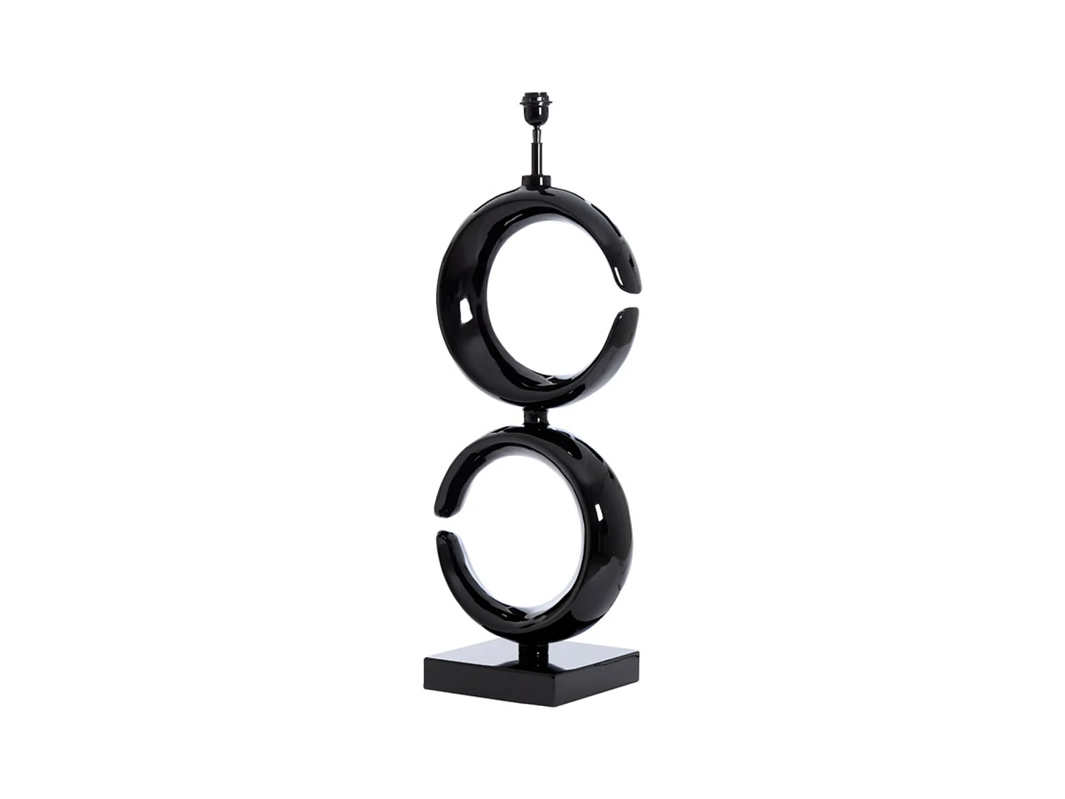 Pied de lampe MOON - 37x26x99cm - Noir