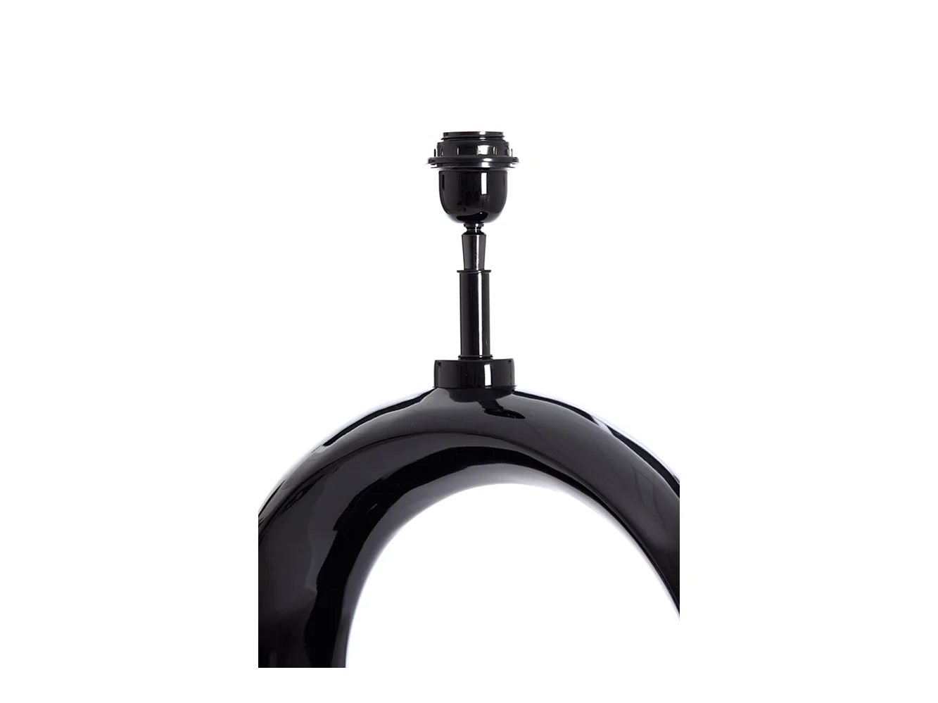 Pied de lampe MOON - 37x26x99cm - Noir