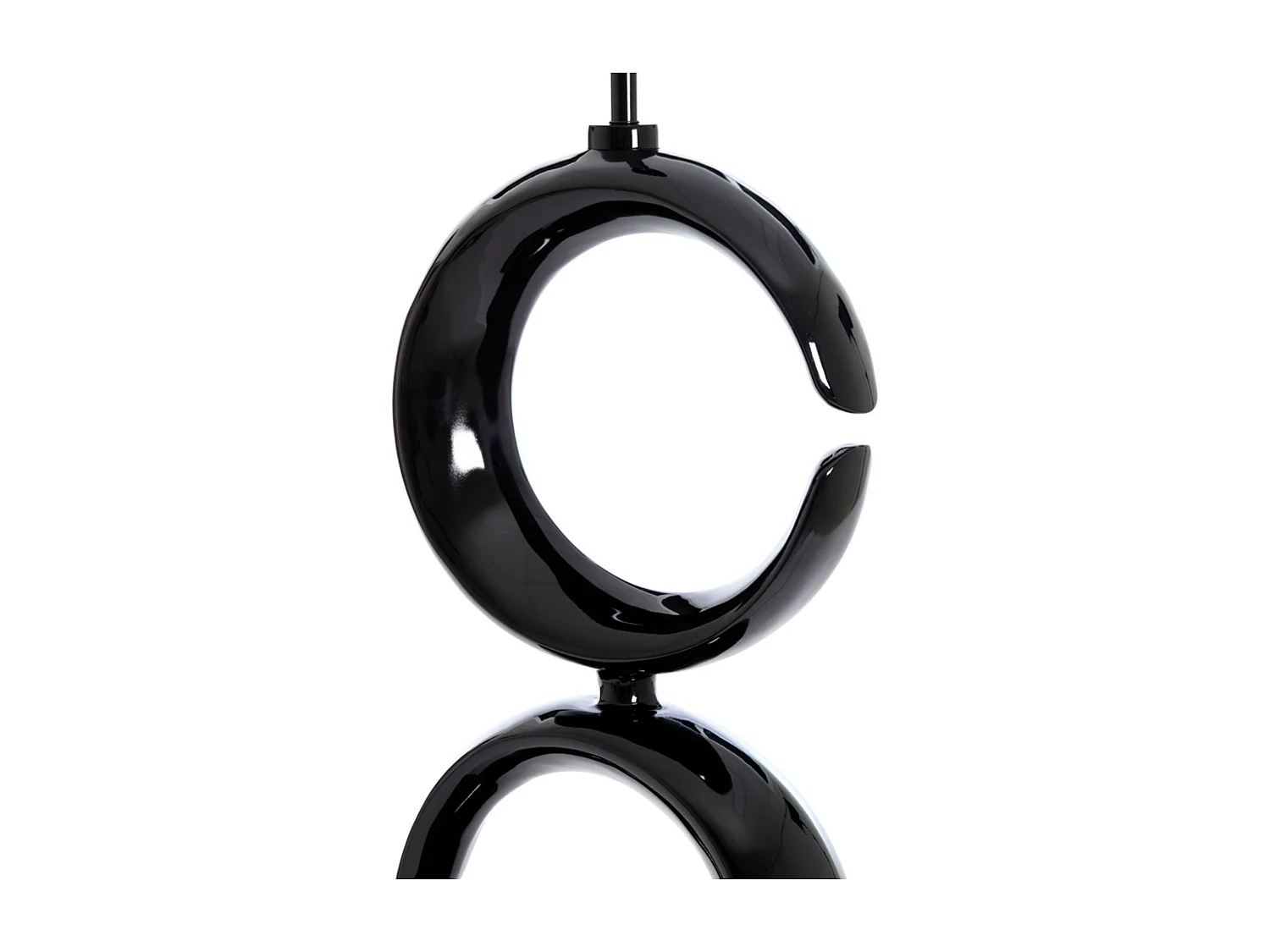 Pied de lampe MOON - 37x26x99cm - Noir