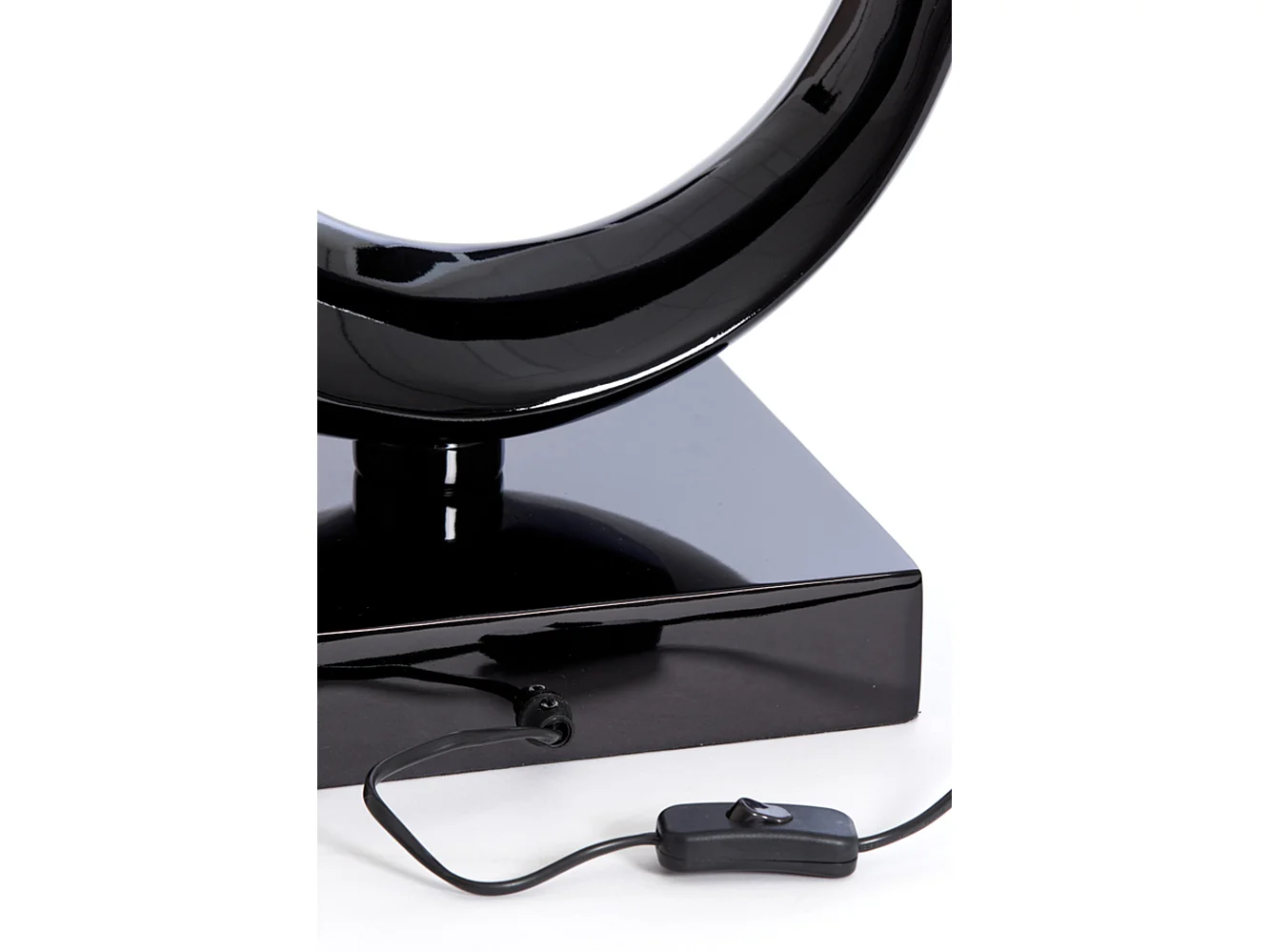 Pied de lampe MOON - 37x26x99cm - Noir