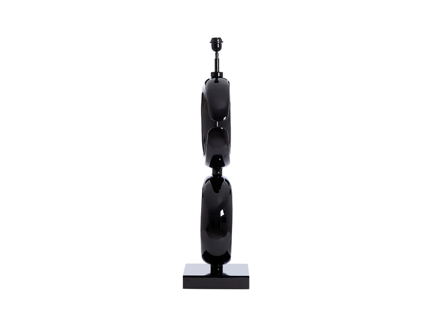 Pied de lampe MOON - 37x26x99cm - Noir