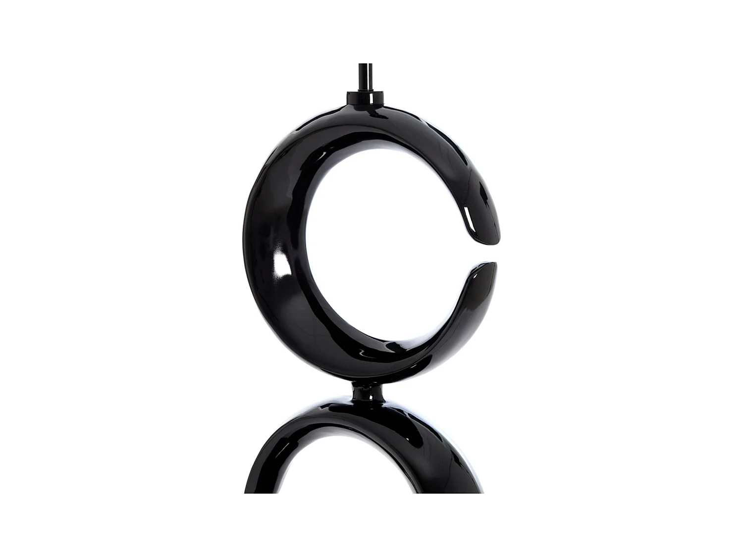 Pied de lampe MOON - 37x26x99cm - Noir