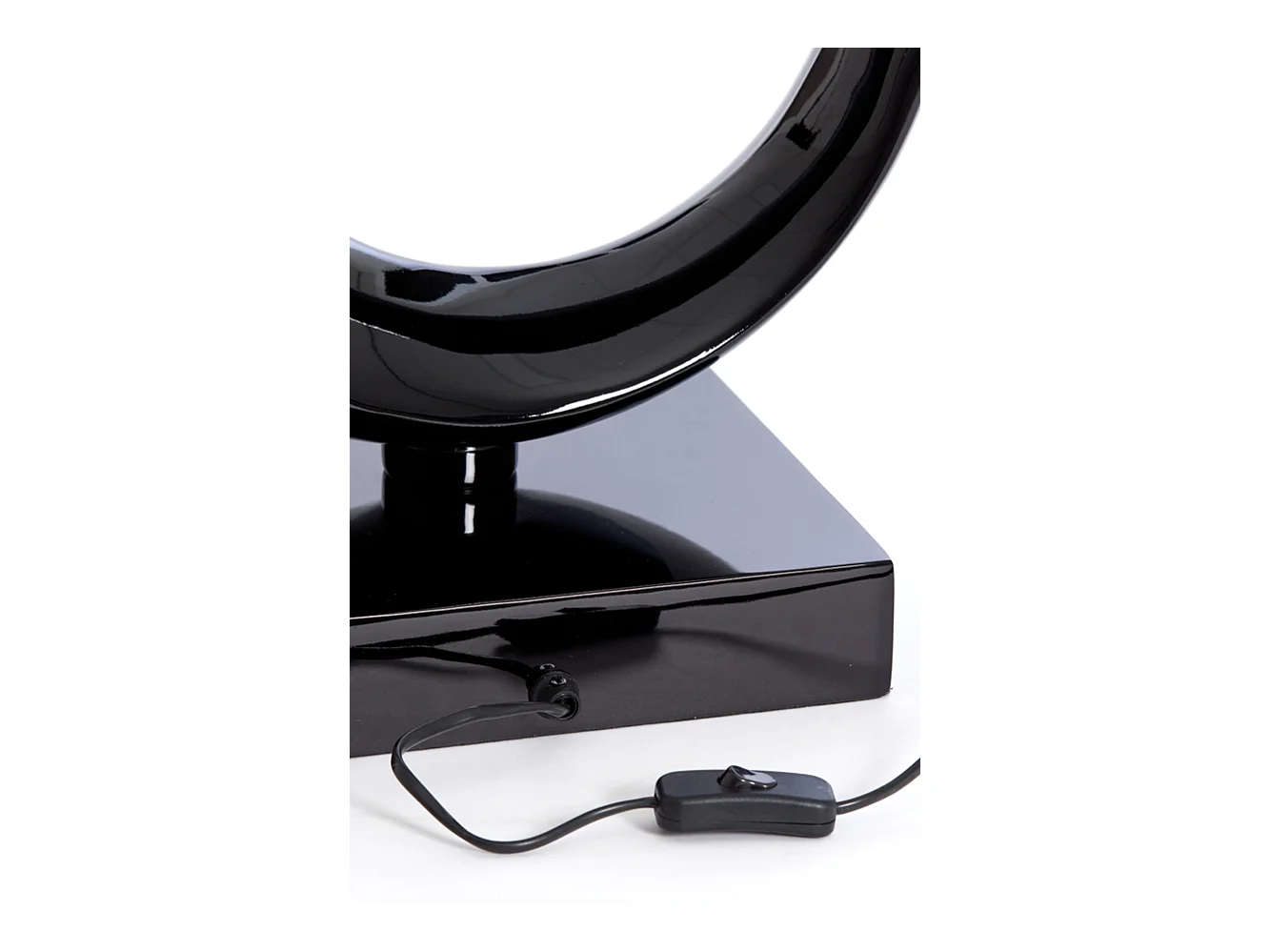 Pied de lampe MOON - 37x26x99cm - Noir