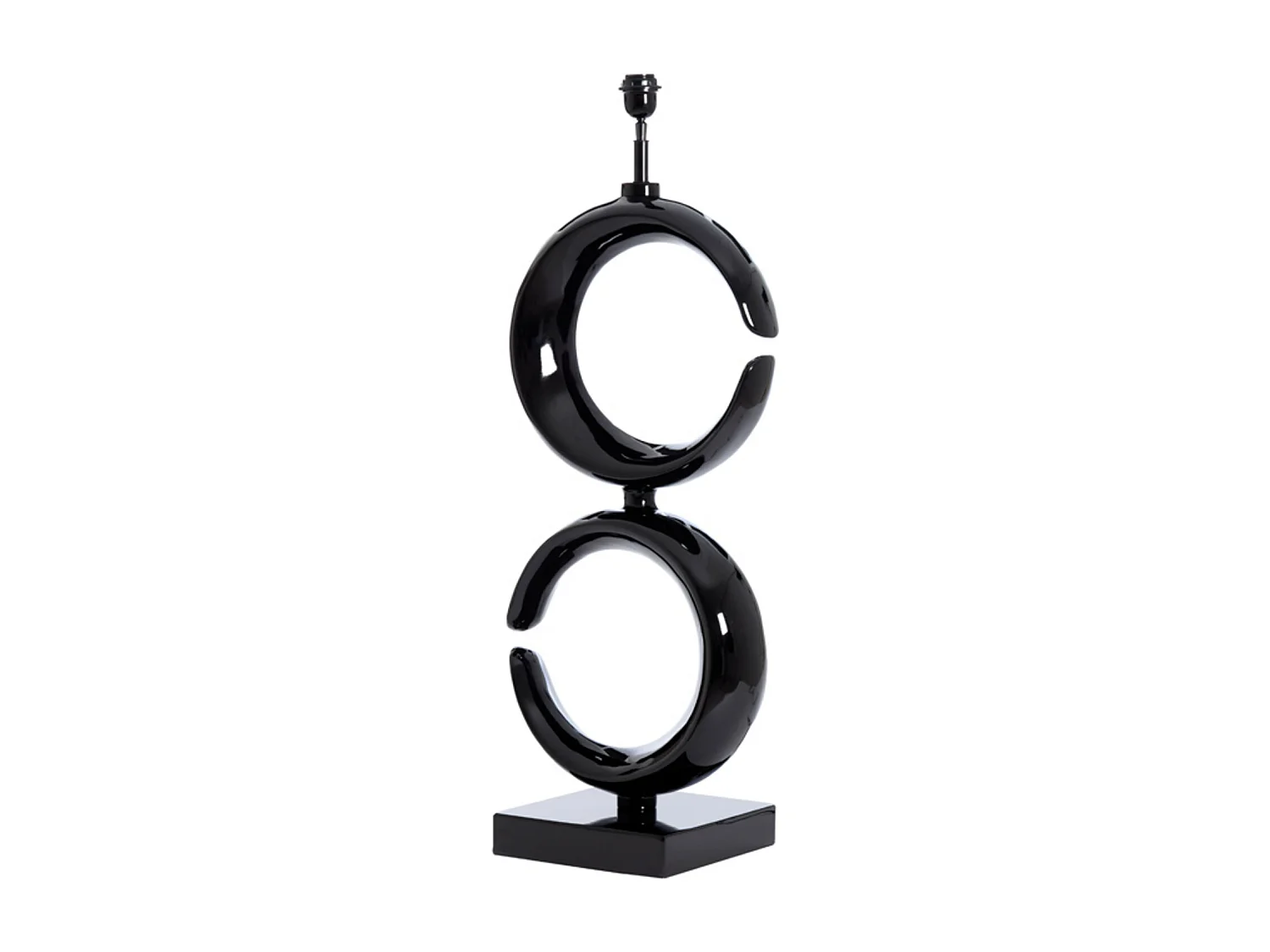 Pied de lampe MOON - 37x26x99cm - Noir