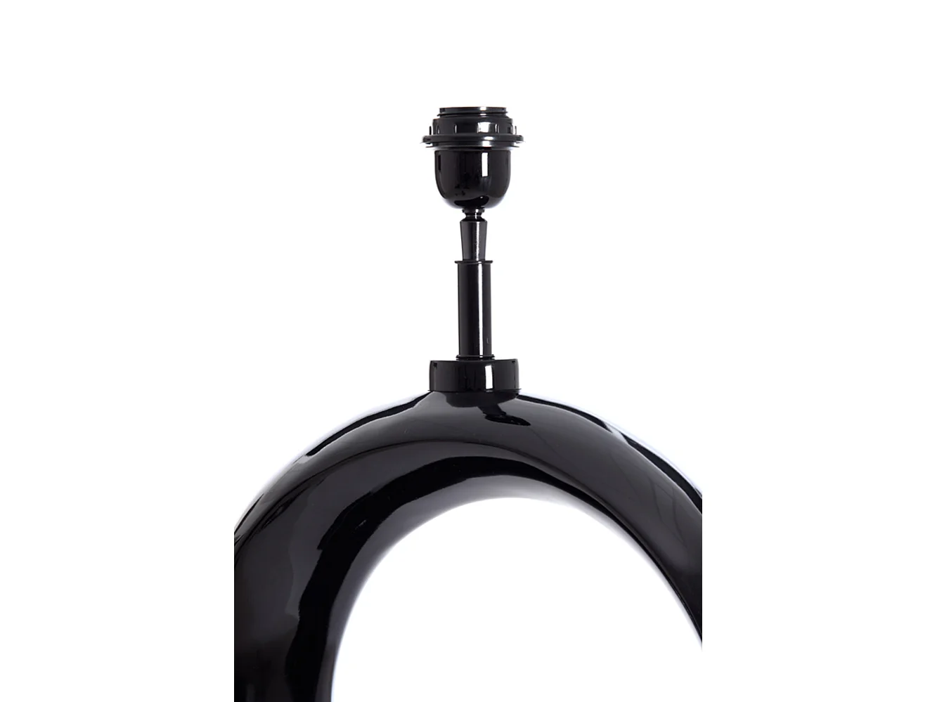 Pied de lampe MOON - 37x26x99cm - Noir
