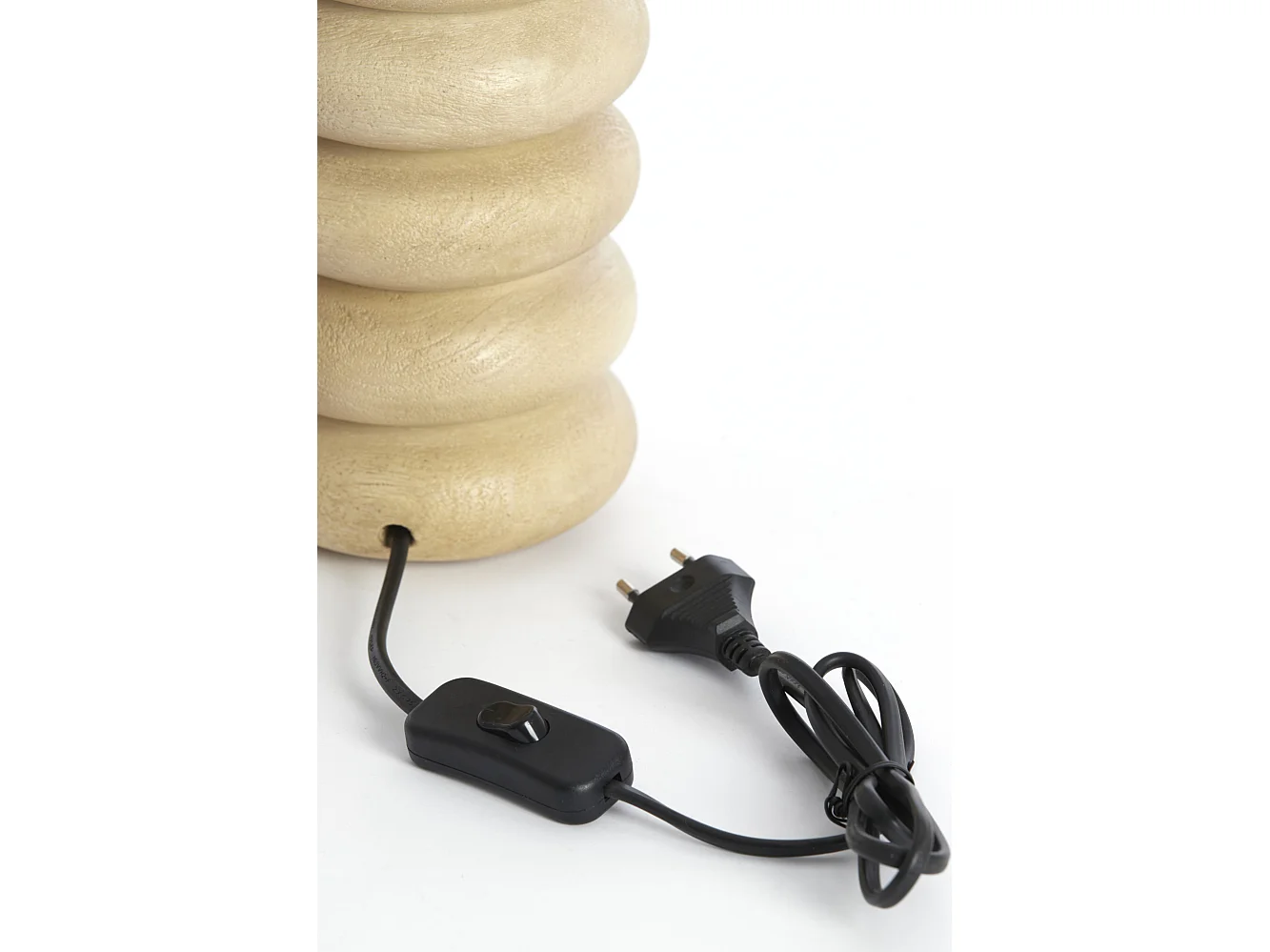 Pied de lampe BUDONGO - Ø12x21cm - Marron