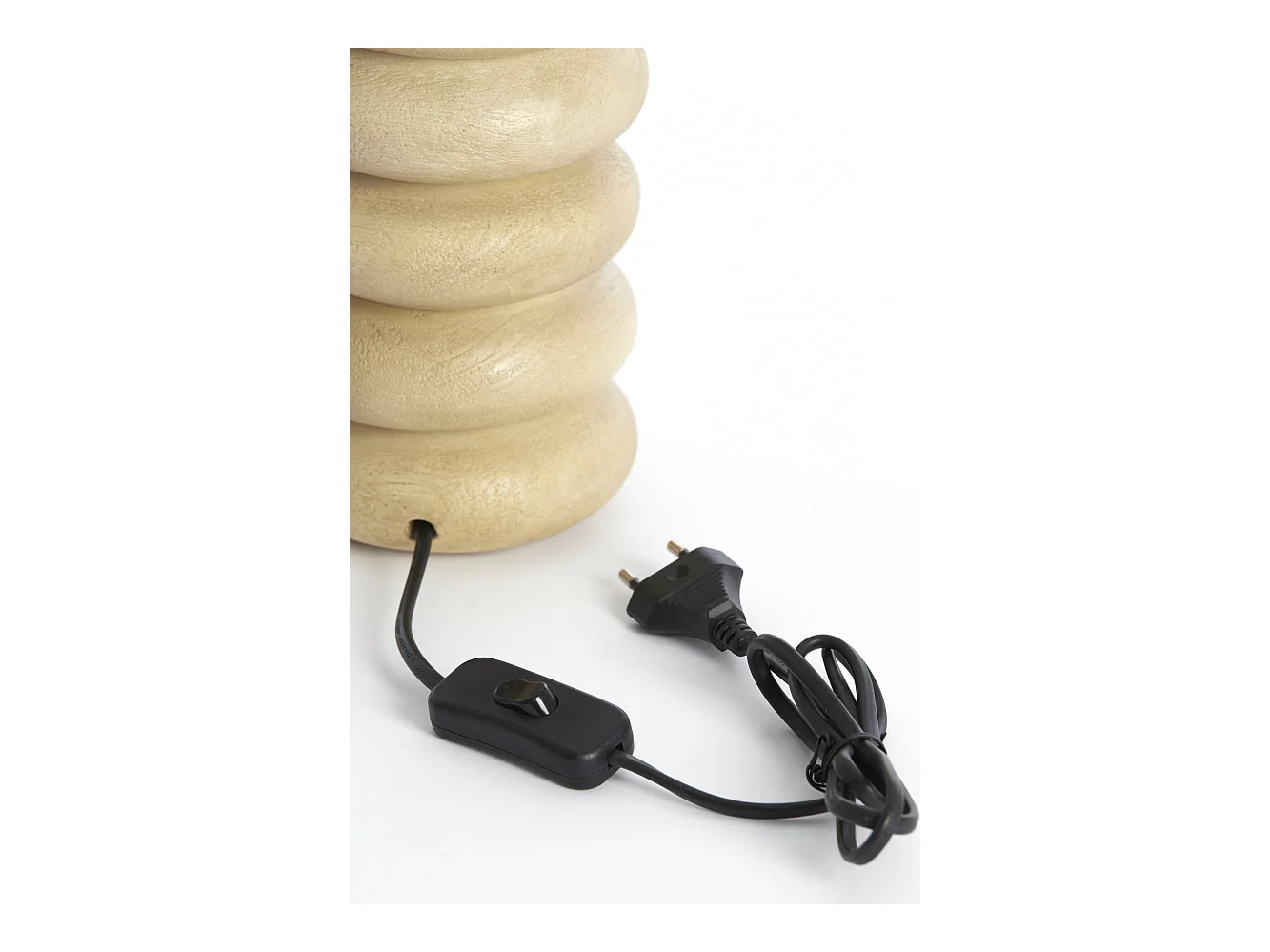 Pied de lampe BUDONGO - Ø12x21cm - Marron