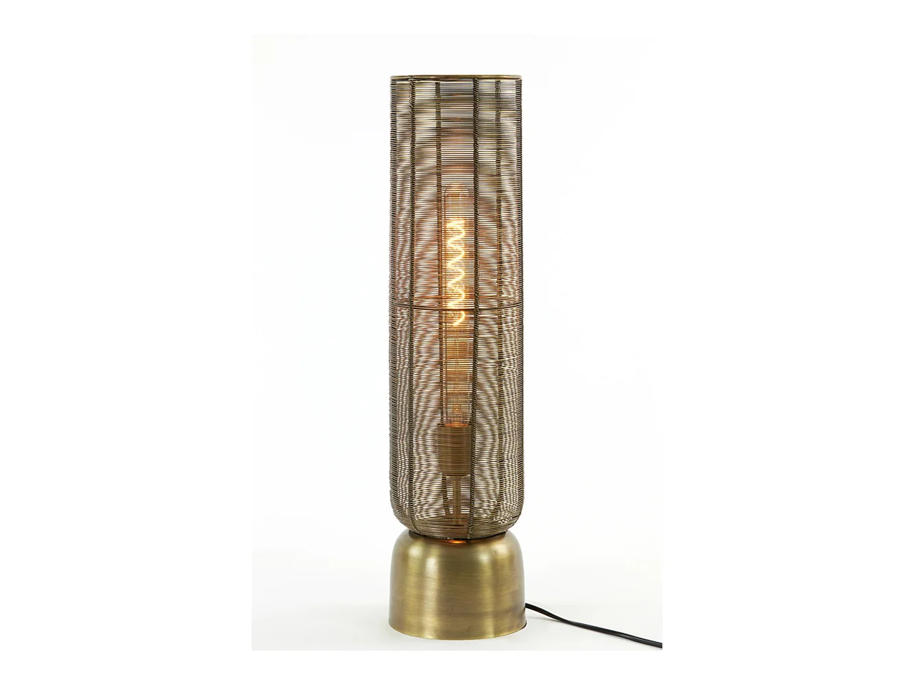 Lampe de table LEZUZA - 15,5x15,5x60,5cm - Bronze