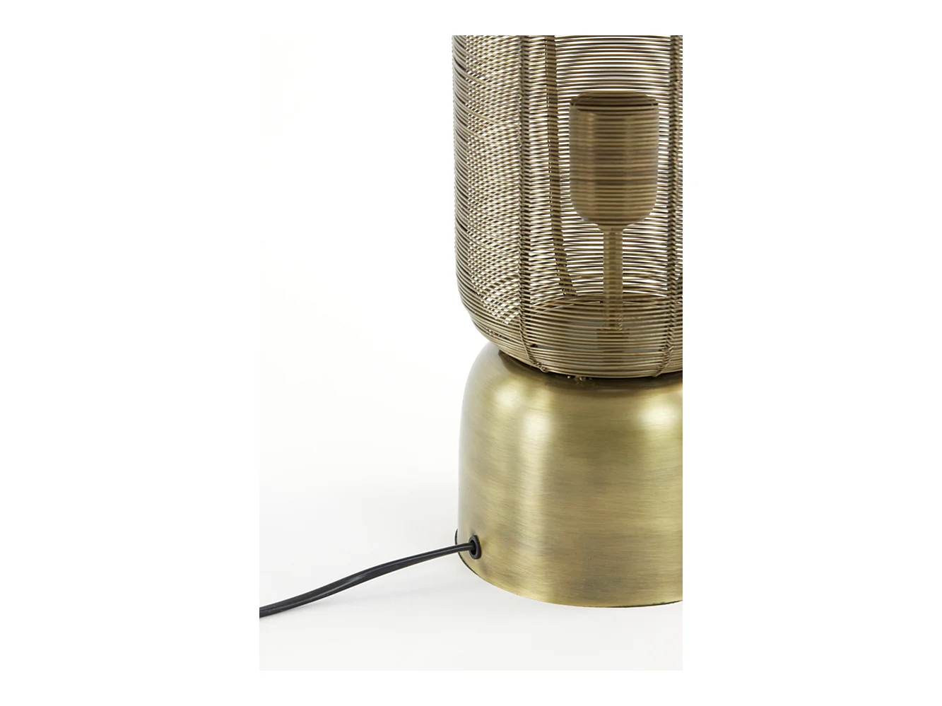 Lampe de table LEZUZA - 15,5x15,5x60,5cm - Bronze