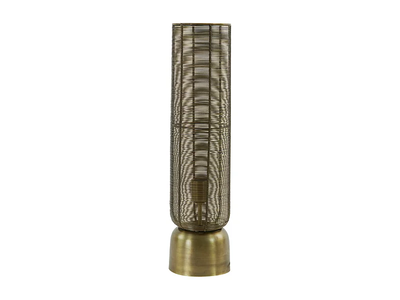 Lampe de table LEZUZA - 15,5x15,5x60,5cm - Bronze
