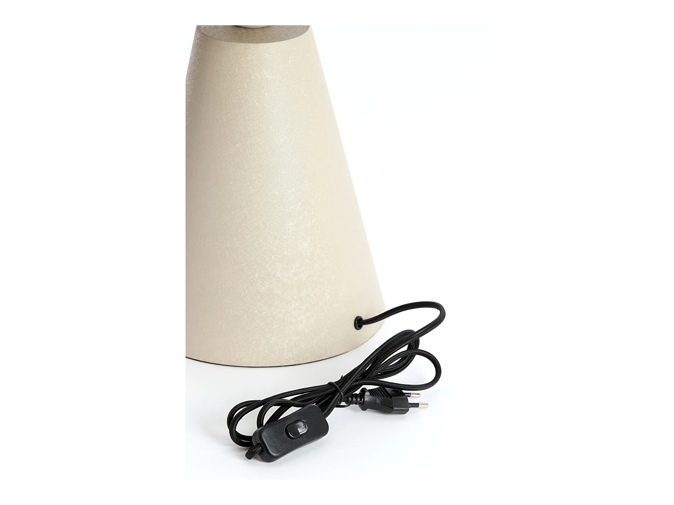 Lampe de table SURRINA - Ø31x49cm - Gris