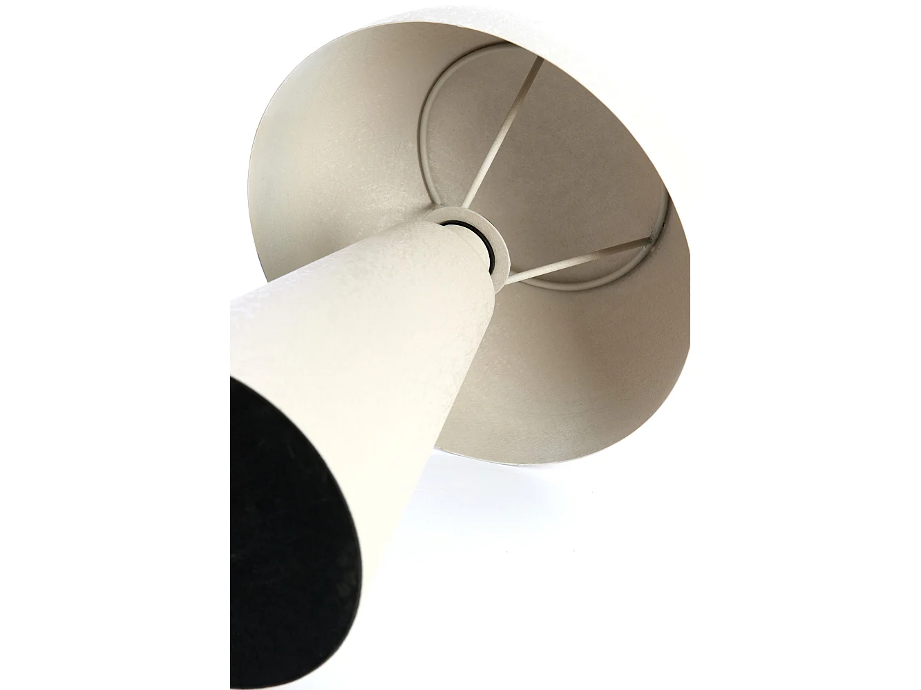 Lampe de table SURRINA - Ø31x49cm - Gris