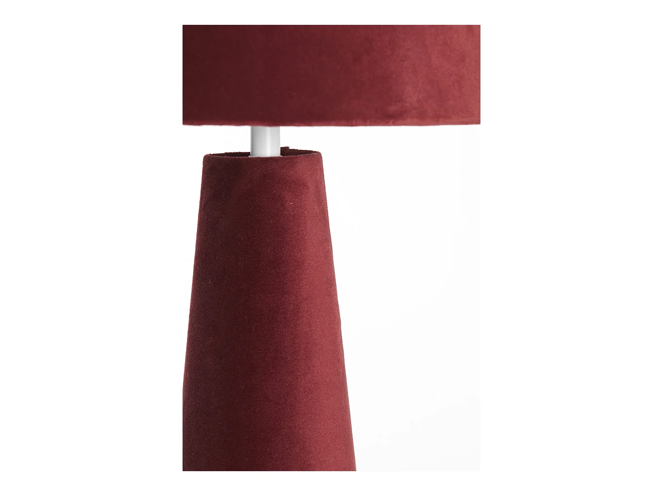 Lampe de table DEVIA - Ø30x62,5cm - Rouge