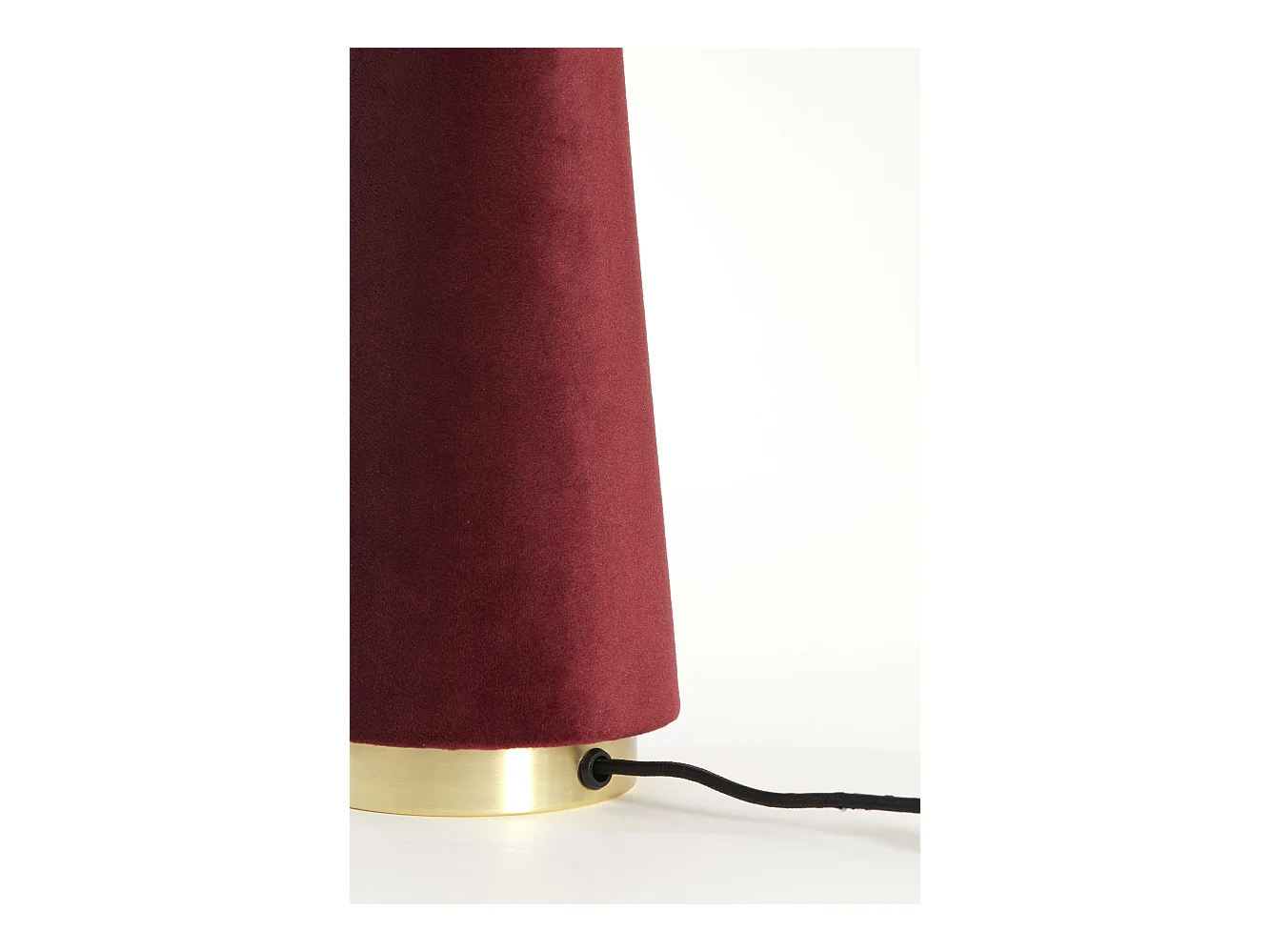 Lampe de table DEVIA - Ø30x62,5cm - Rouge