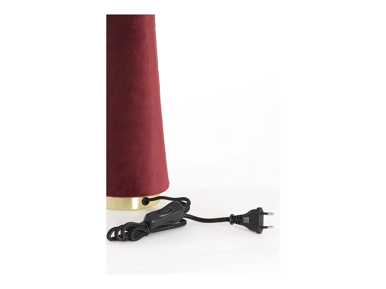 Lampe de table DEVIA - Ø30x62,5cm - Rouge