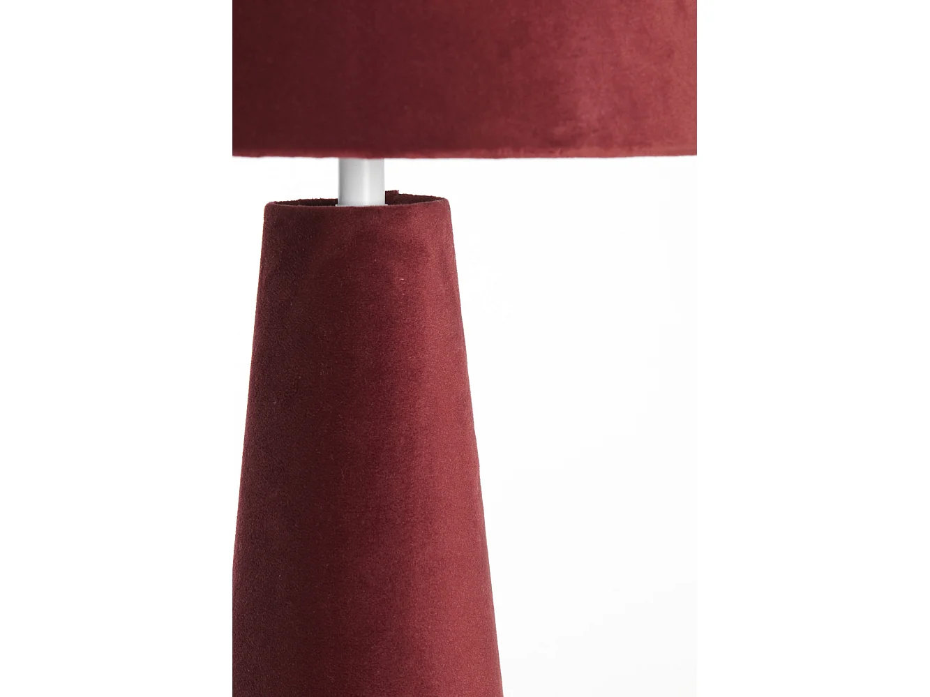 Lampe de table DEVIA - Ø30x62,5cm - Rouge