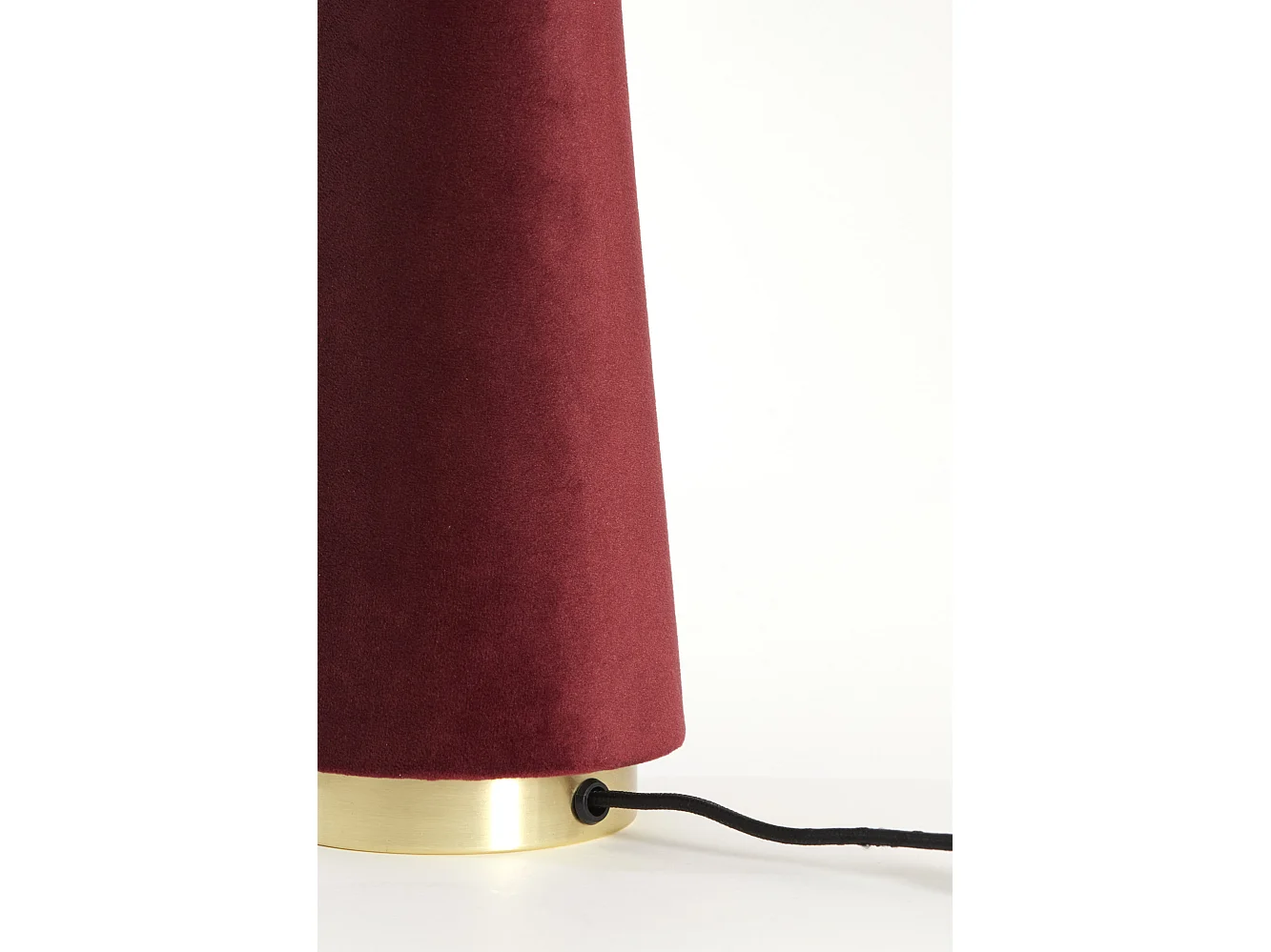 Lampe de table DEVIA - Ø30x62,5cm - Rouge