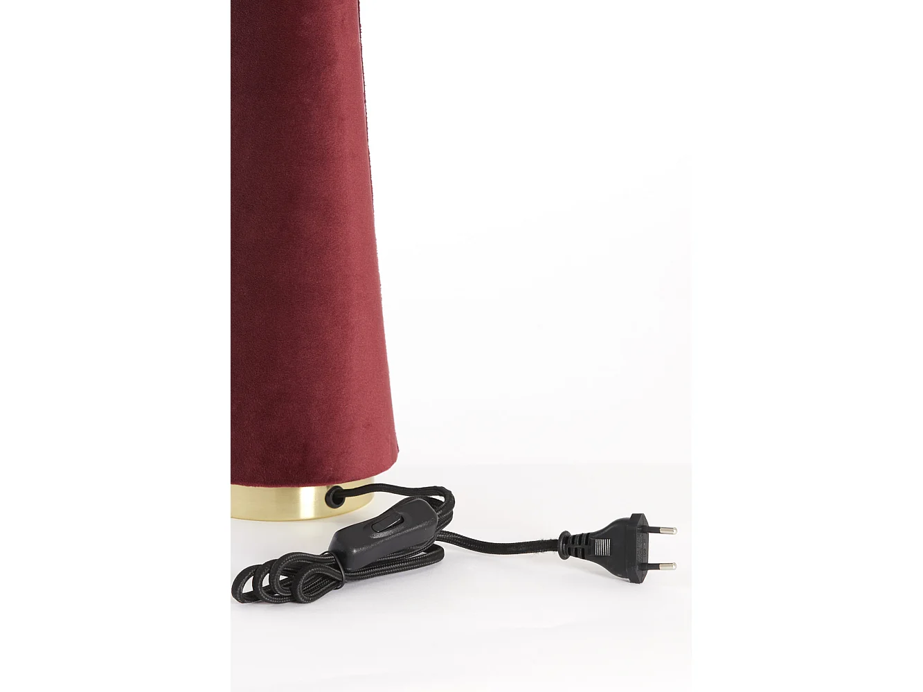 Lampe de table DEVIA - Ø30x62,5cm - Rouge