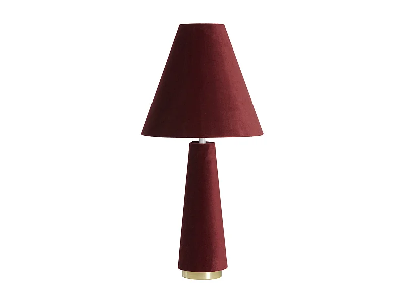 Tafellamp DEVIA - Ø30x62.5cm - Rood