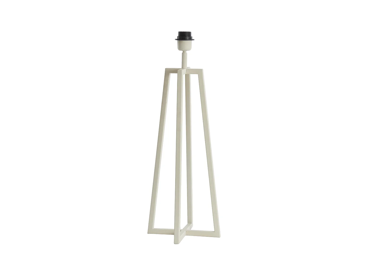 Pied de lampe MILEY - Ø21x56cm - Blanc
