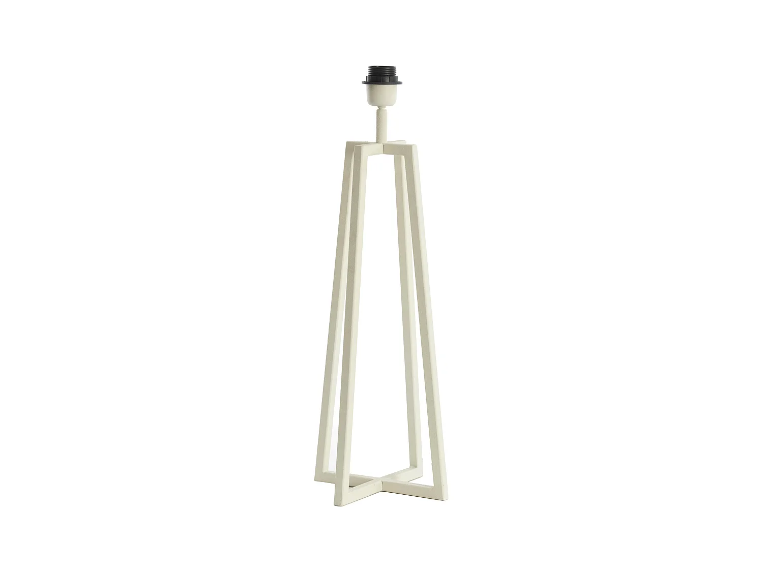 Pied de lampe MILEY - Ø21x56cm - Blanc