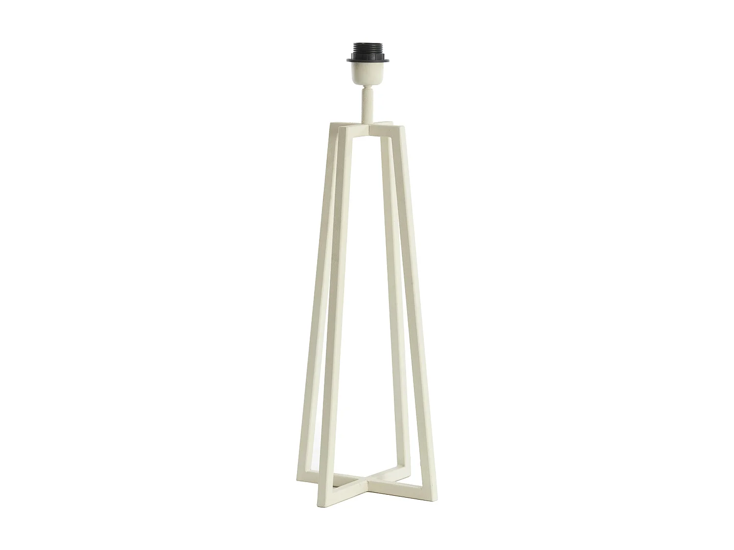 Pied de lampe MILEY - Ø21x56cm - Blanc