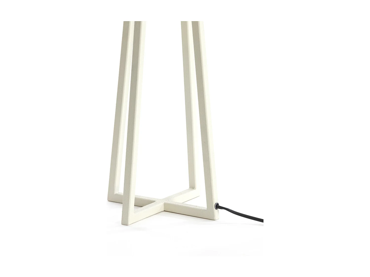 Pied de lampe MILEY - Ø21x56cm - Blanc