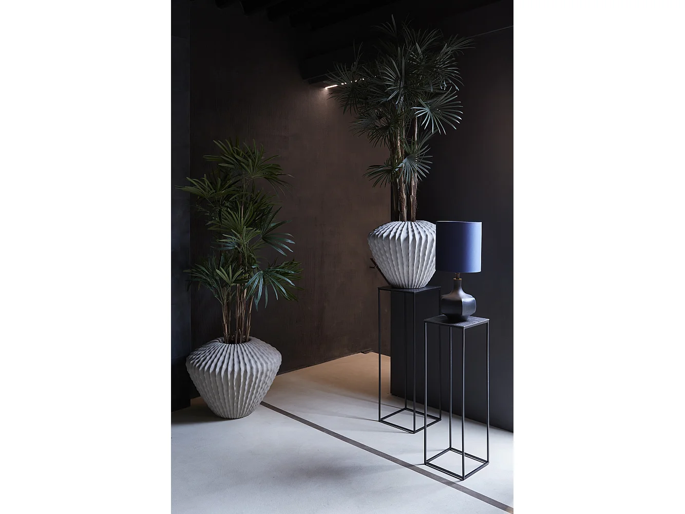 Lampvoet BARRIL - Ø19x25cm - Zwart