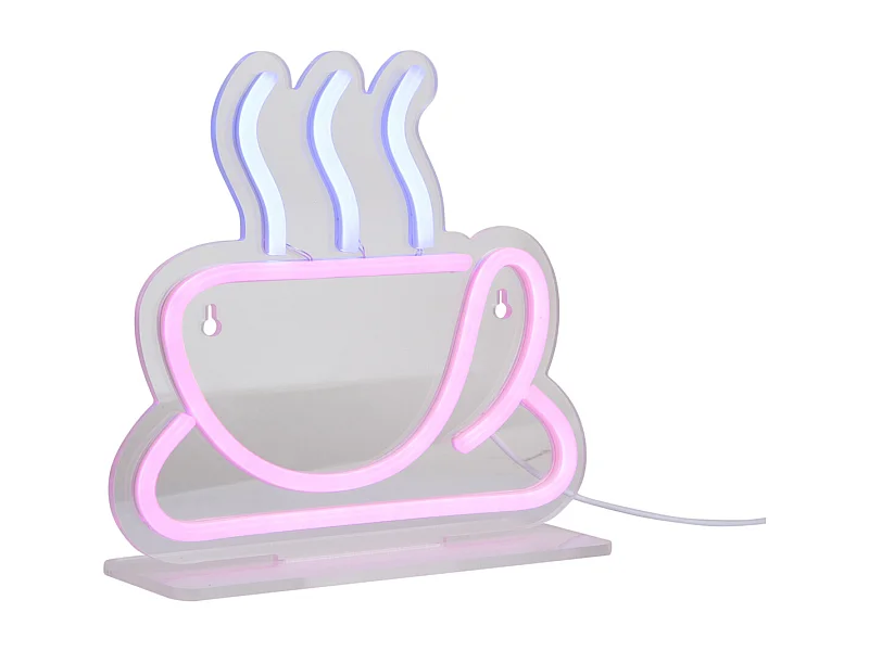 Neonlicht Kaffee - Pink