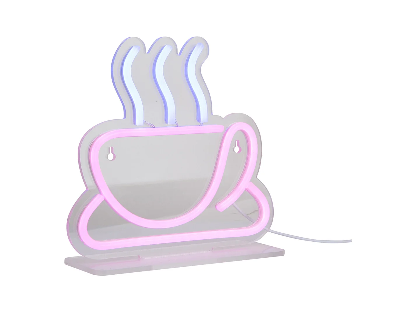 Café con luz de neón - Rosa