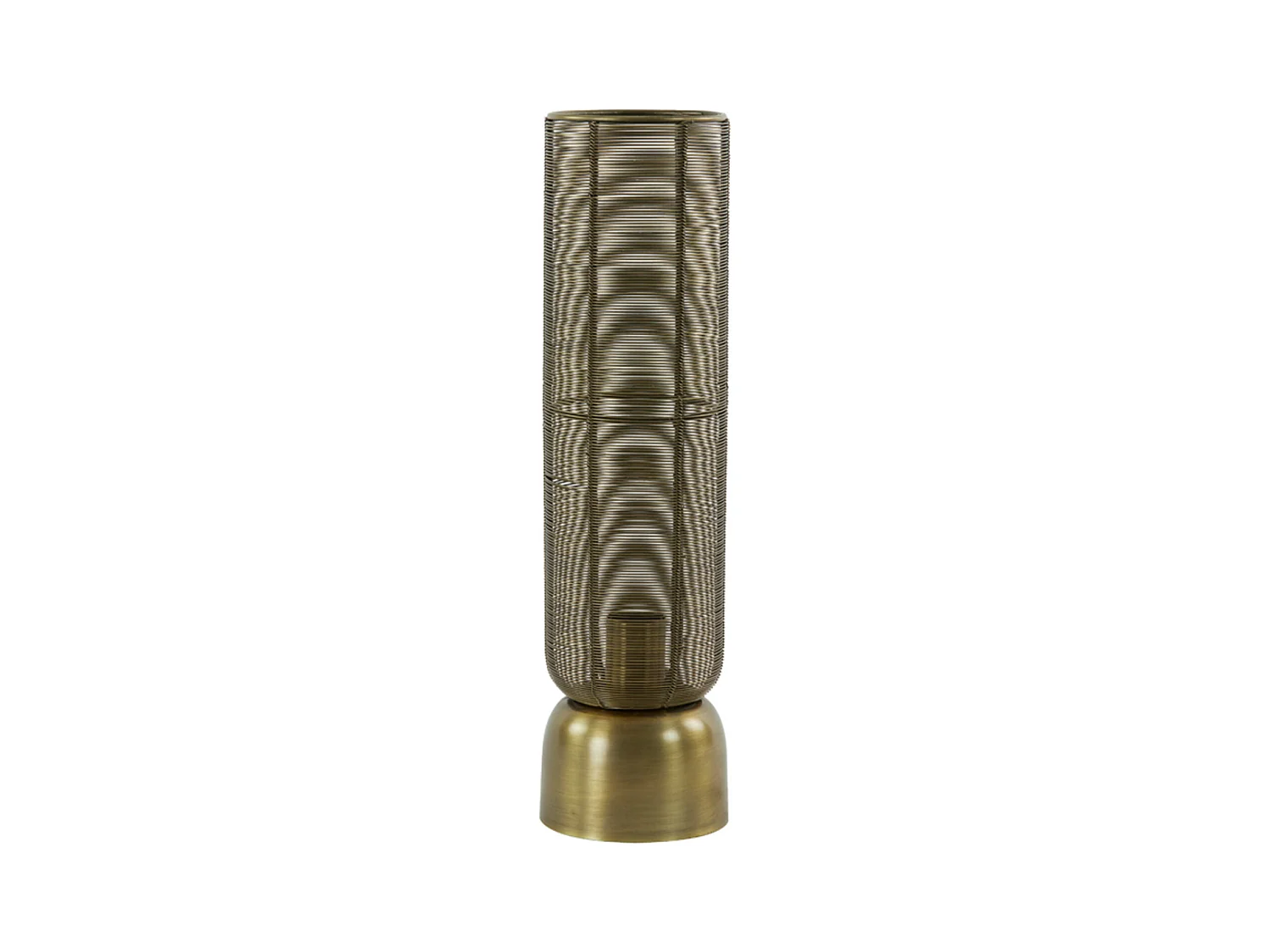 Lampe de table LEZUZA - 13,5x13,5x49,5cm - Bronze
