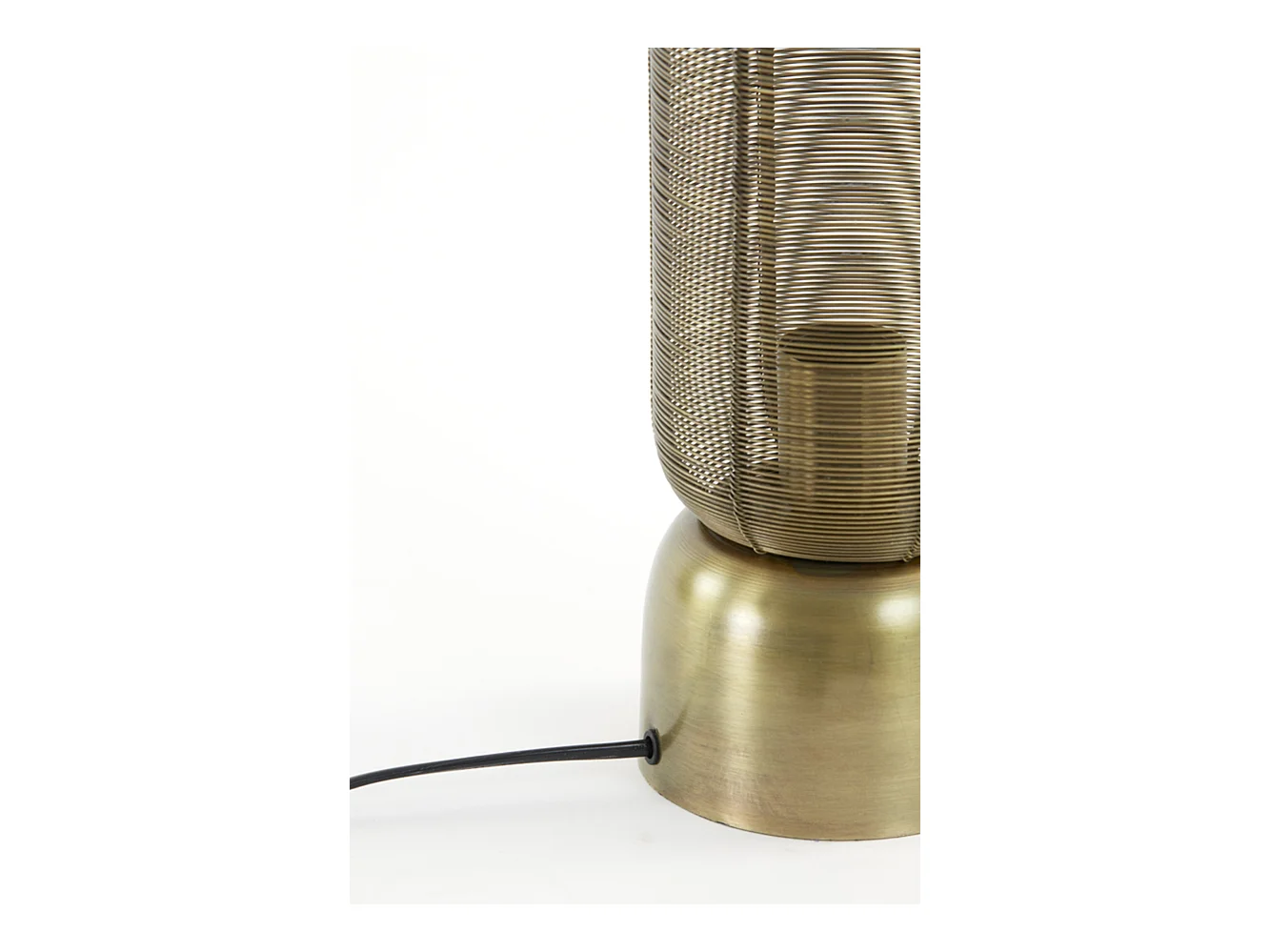 Lampe de table LEZUZA - 13,5x13,5x49,5cm - Bronze