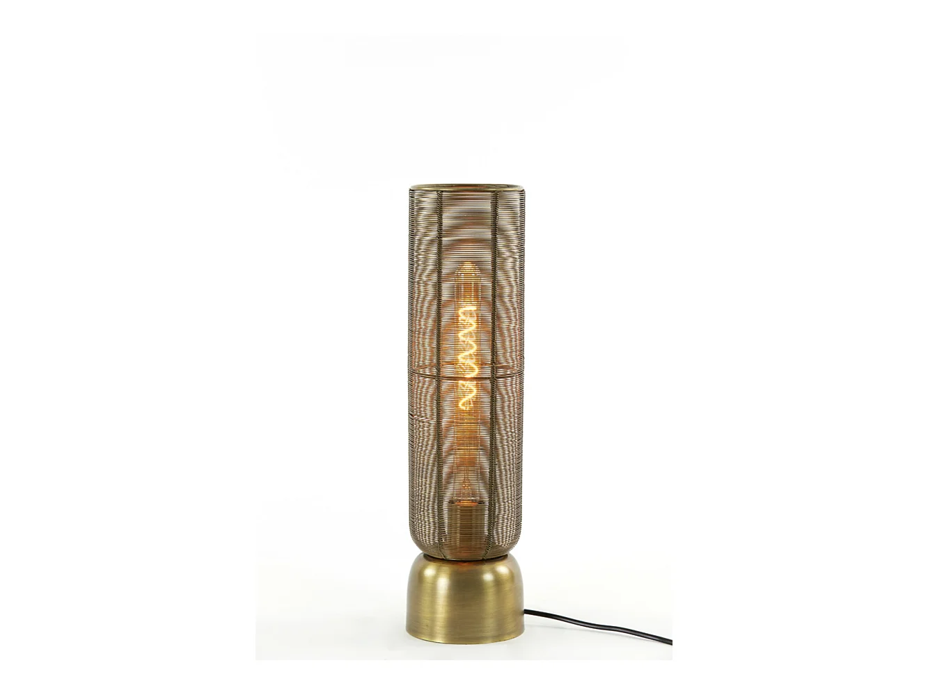 Lampe de table LEZUZA - 13,5x13,5x49,5cm - Bronze