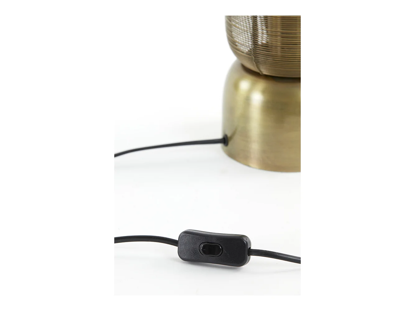 Lampe de table LEZUZA - 13,5x13,5x49,5cm - Bronze