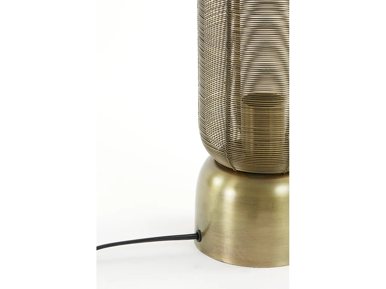 Lámpara de mesa LEZUZA - 13,5x13,5x49,5cm - Bronce