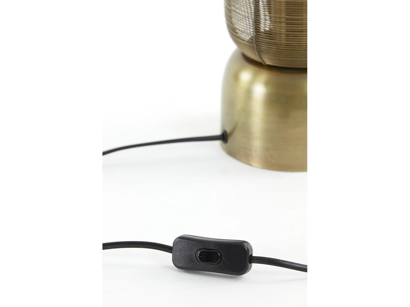 Lámpara de mesa LEZUZA - 13,5x13,5x49,5cm - Bronce