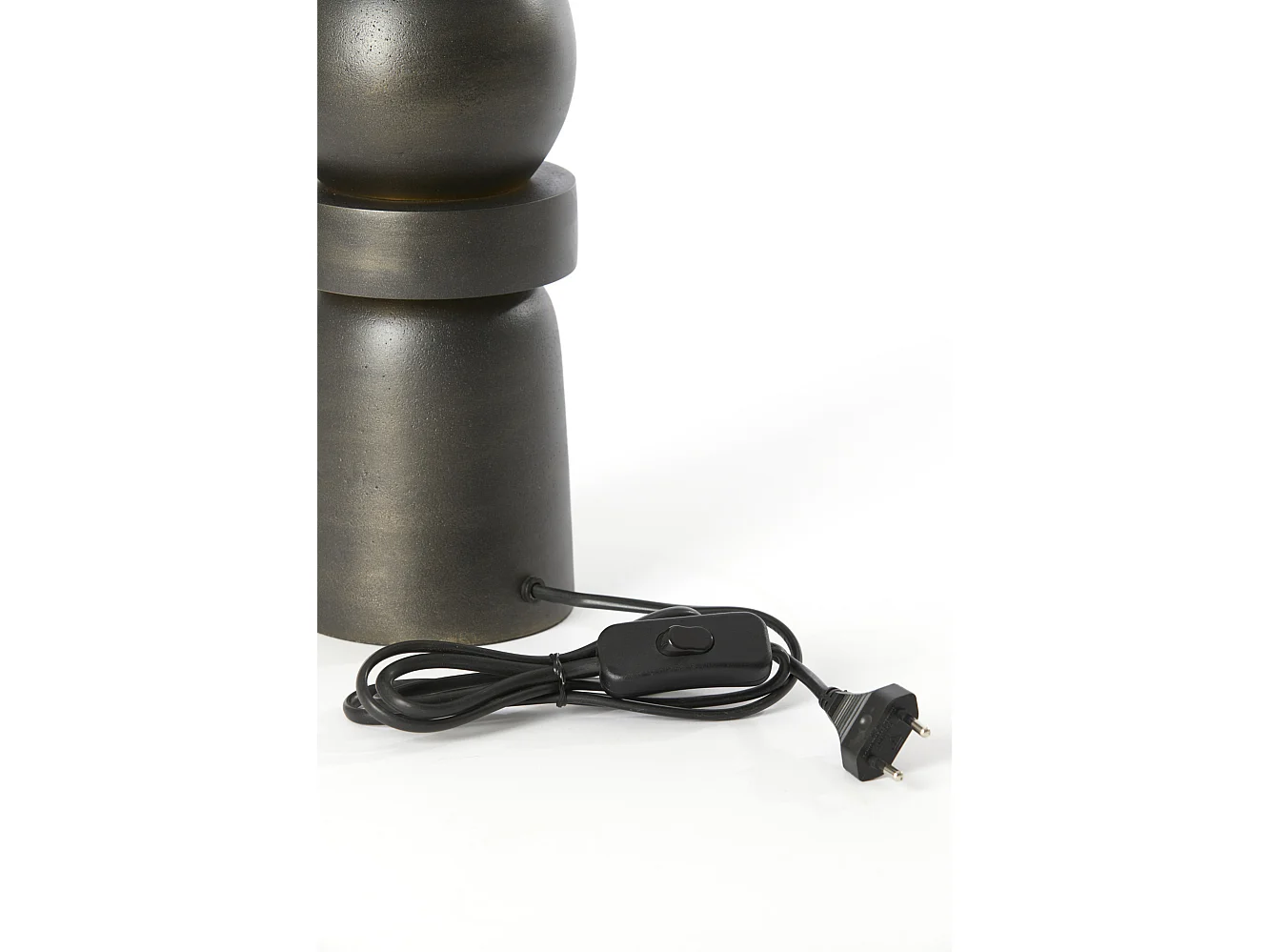 Pied de lampe LABIS - Ø11x37cm - Gris