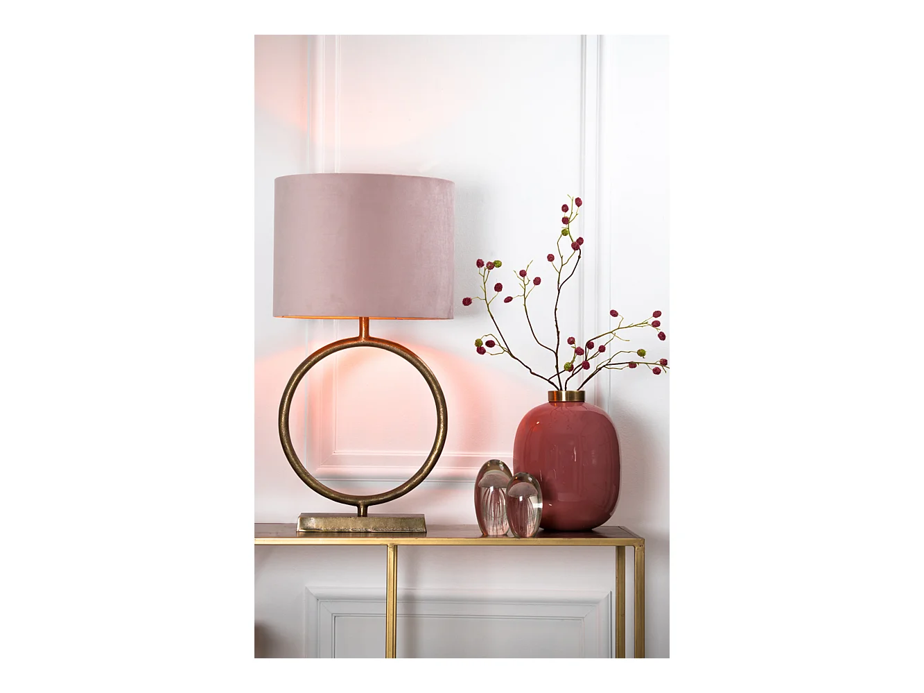 Pied de lampe LIVU - 40x12,5x50cm - Bronze