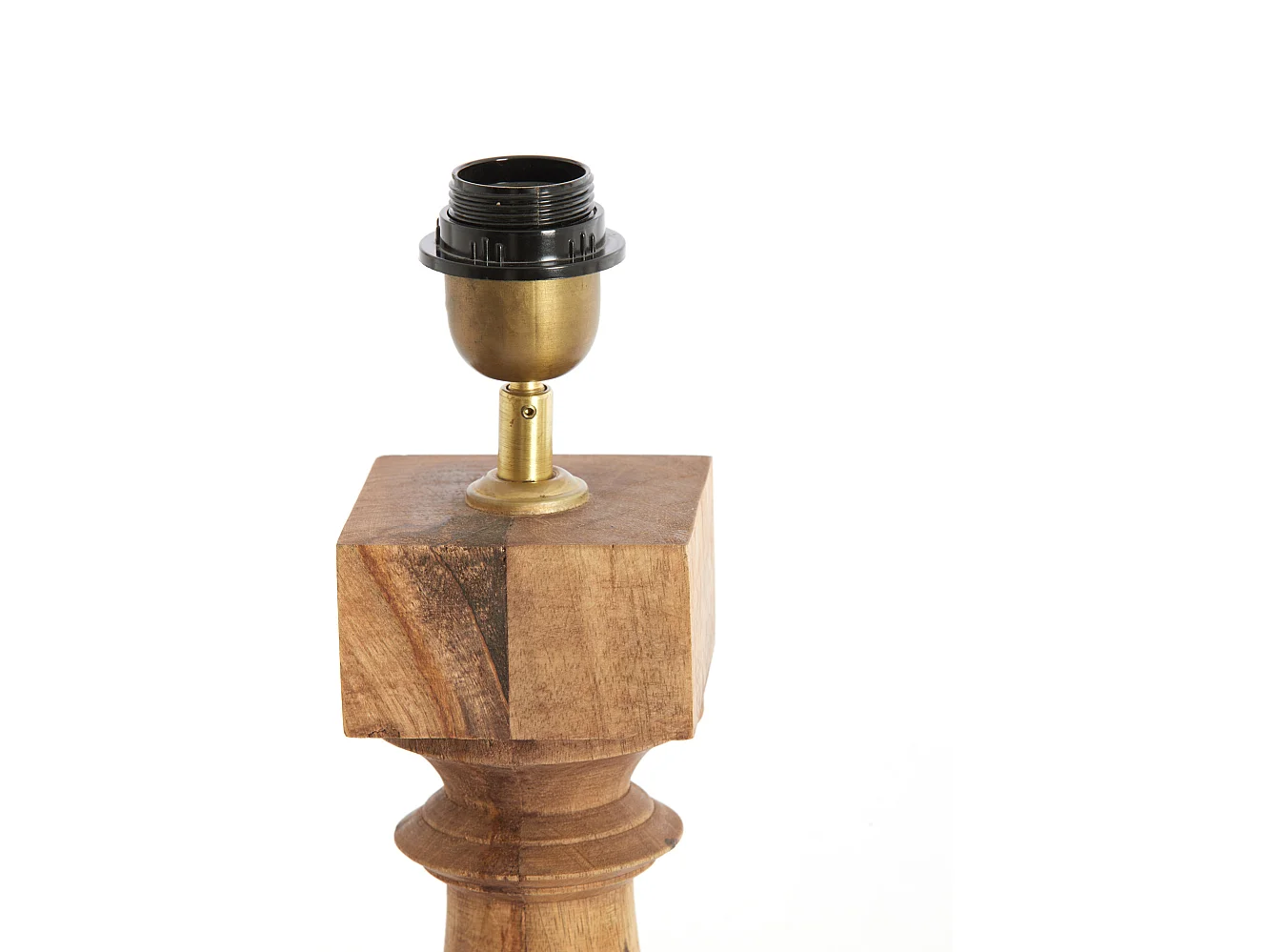 Pied de lampe CUMANI - Ø10x47cm - Marron