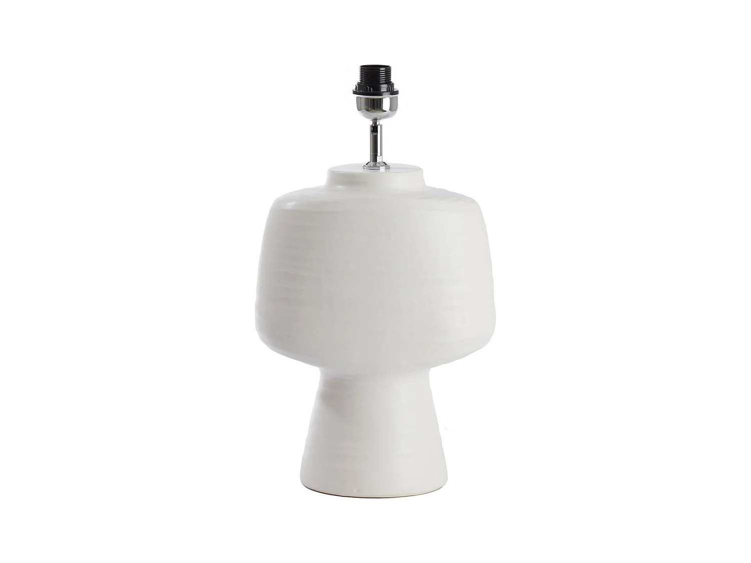 Pied de lampe GANDORO - 29,5x18,5x49cm - Blanc