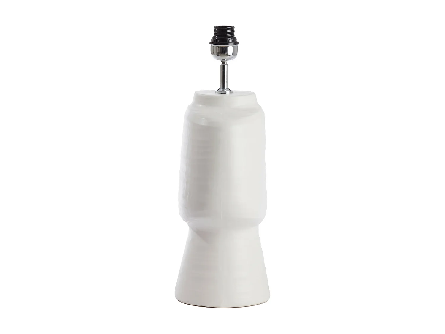 Pied de lampe GANDORO - 29,5x18,5x49cm - Blanc