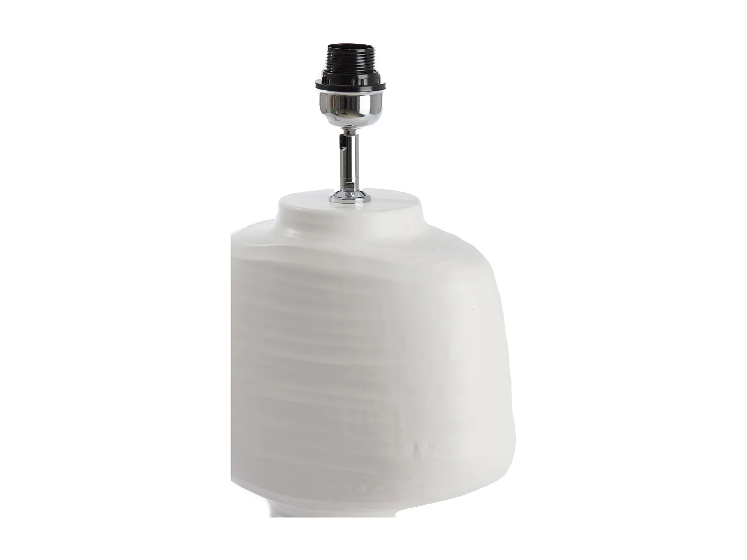 Pied de lampe GANDORO - 29,5x18,5x49cm - Blanc