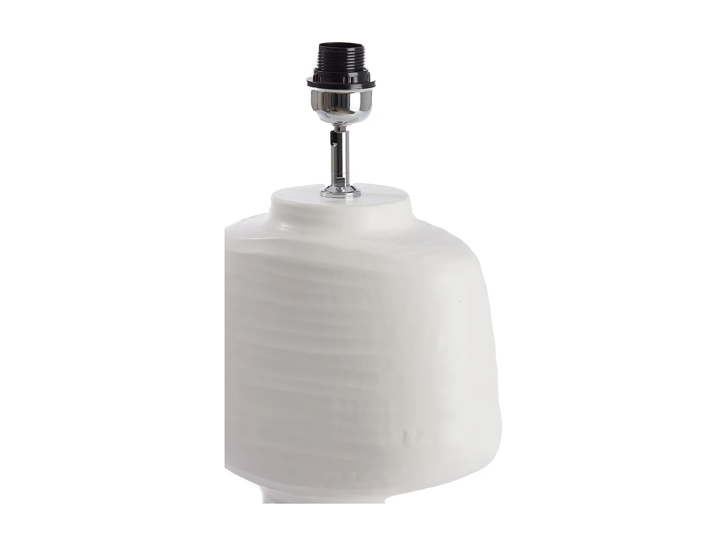 Pied de lampe GANDORO - 29,5x18,5x49cm - Blanc
