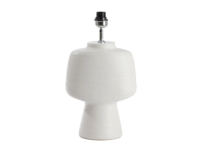 Pied de lampe GANDORO - 29,5x18,5x49cm - Blanc
