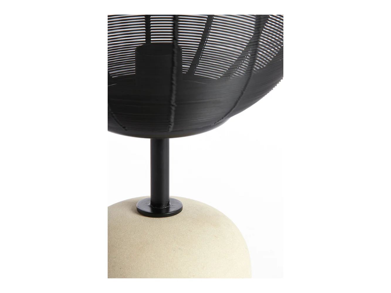 Tafellamp JOLEY - Ø26x61cm - Zwart