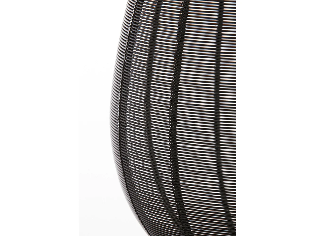 Lampe de table JOLEY - Ø26x61cm - Noir